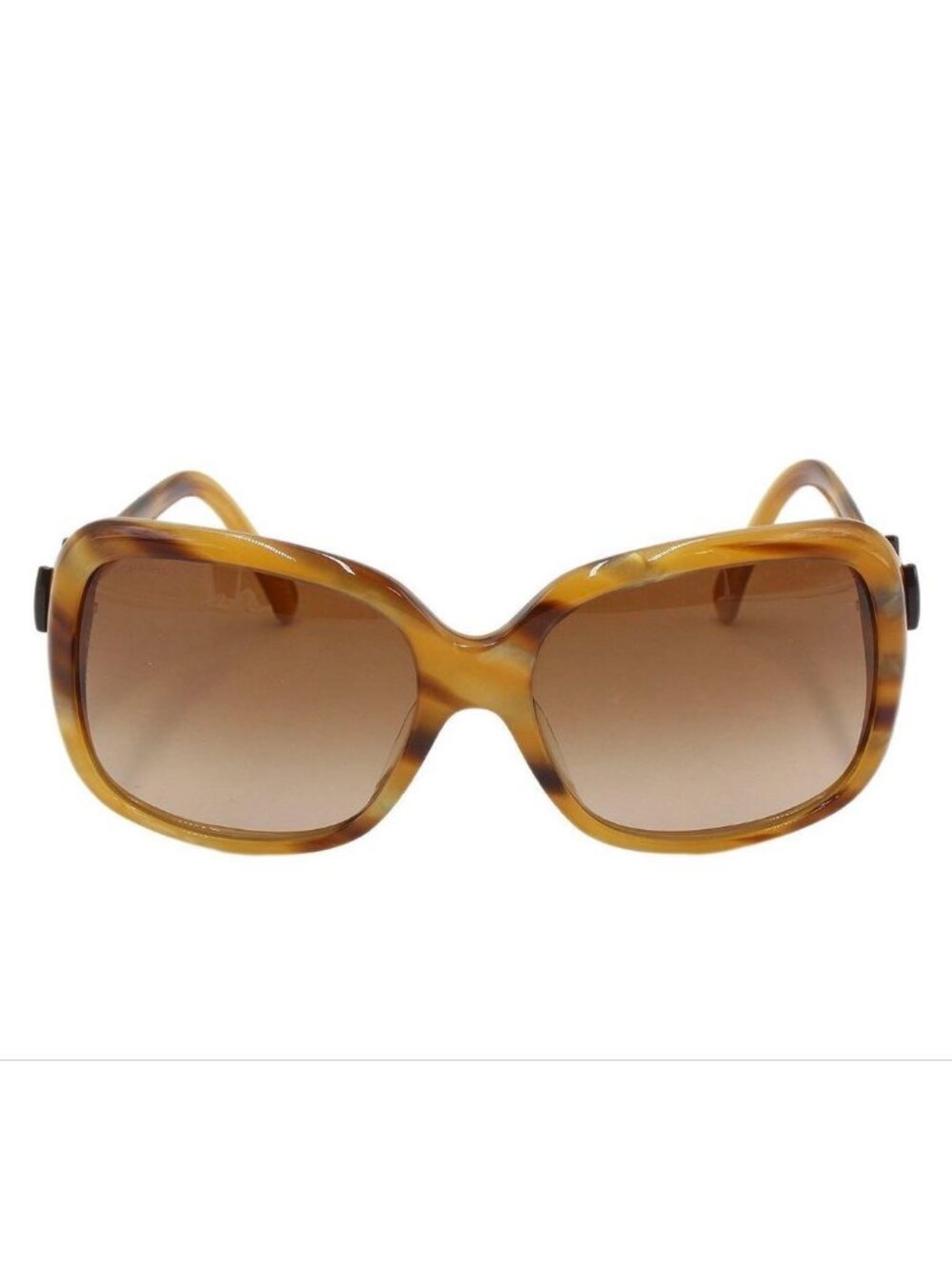 Chanel Side Ribbon Tortoiseshell Sunglasses Eyewear - Picture 3 of 9